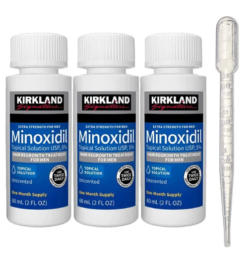 3 Month Supply Minoxidil 5% — Triple Pack 3 × 60ml UK
